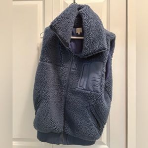 Teddy-style vest - barely worn